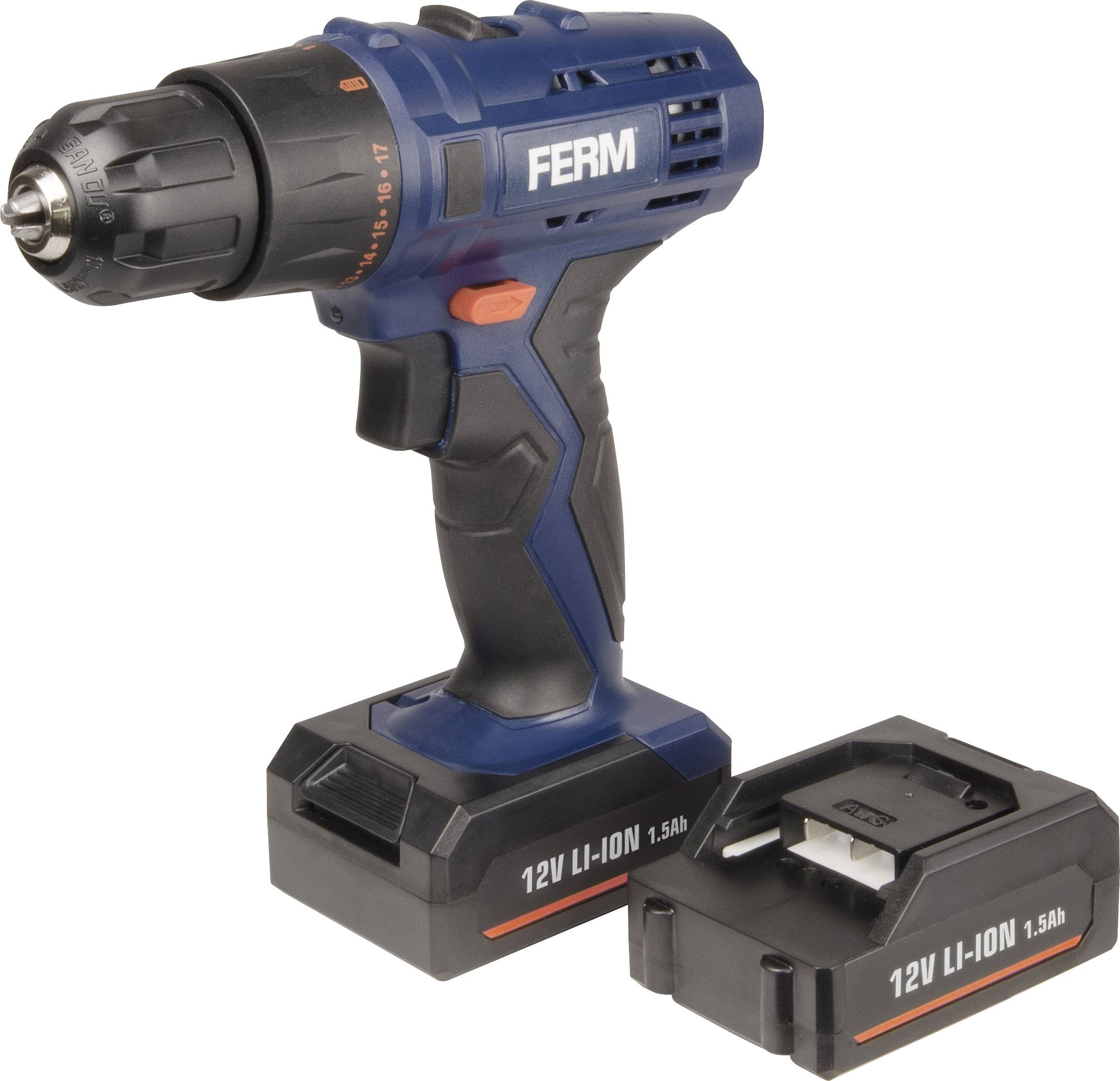 Ferm CDM1119 CDM1119 Cordless drill 12 V 1.5 Ah Li-ion-3