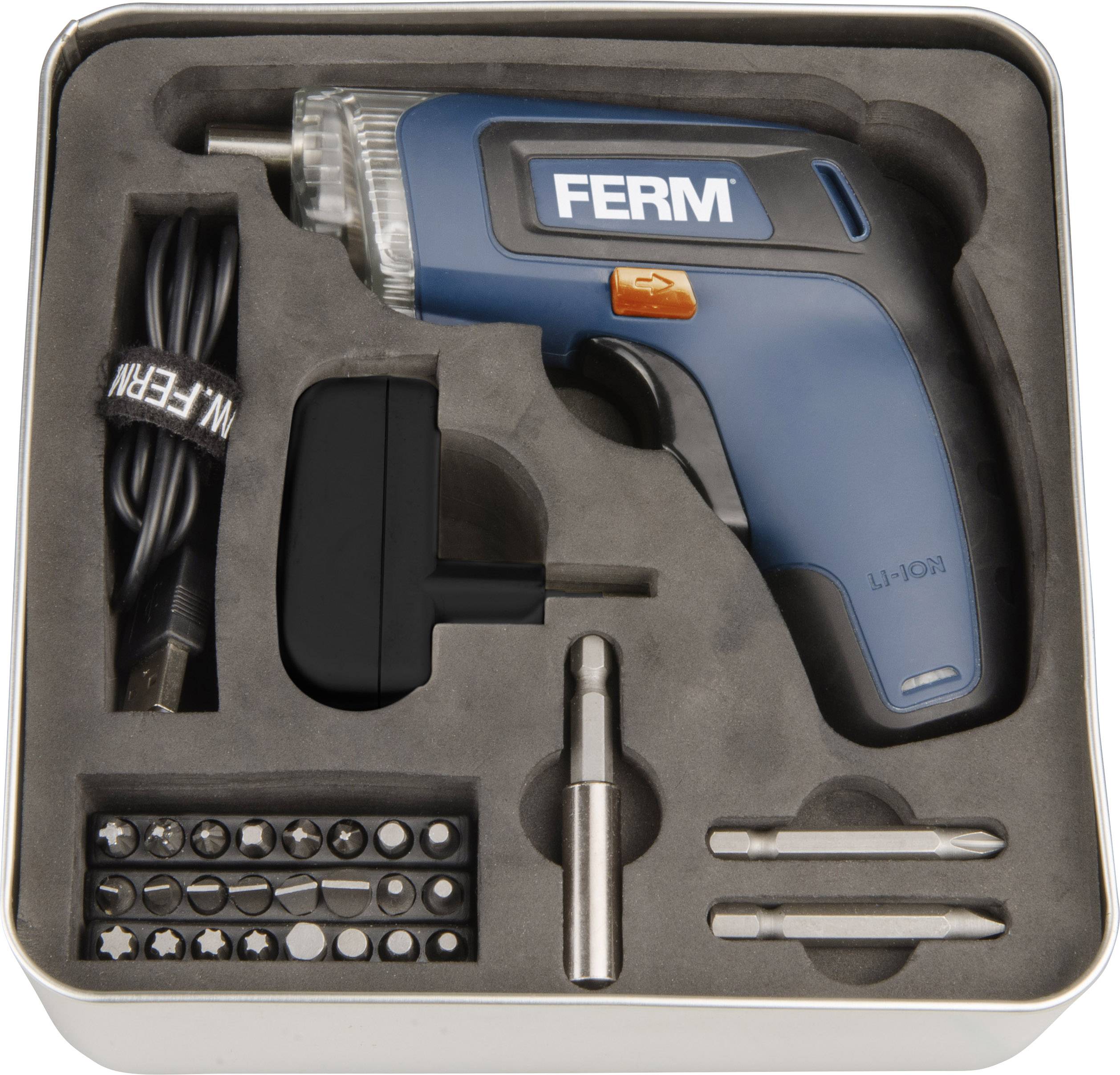 Ferm CDM1132 CDM1132 Cordless screwdriver 3.6 V 1.3 Ah Li-ion-2