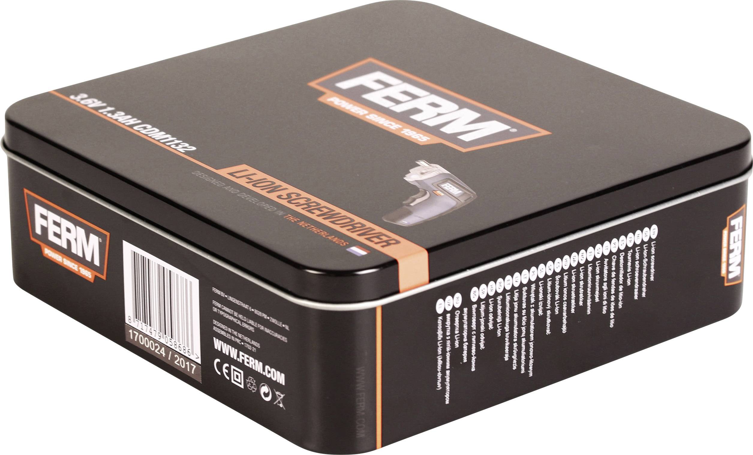 Ferm CDM1132 CDM1132 Cordless screwdriver 3.6 V 1.3 Ah Li-ion-5