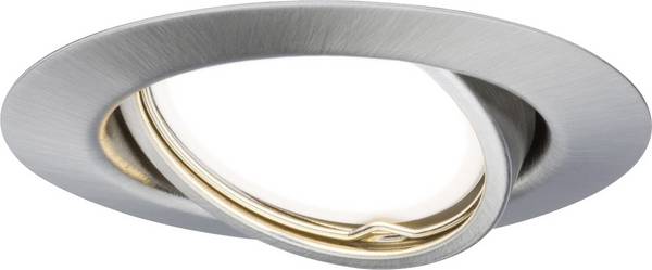 Paulmann 93412 Base Flush mount light LED (monochrome) GU10 5 W Iron (brushed)