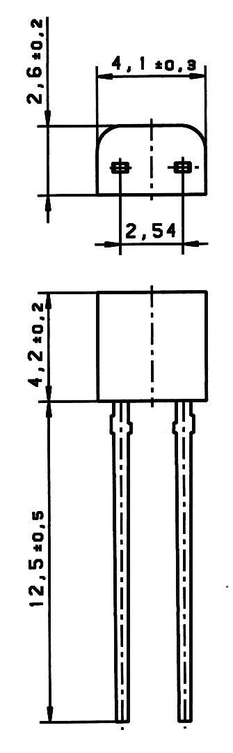 Heraeus Nexensos TO92 PT 1000 KL. B PT1000 Platinum Temperature Sensor ...