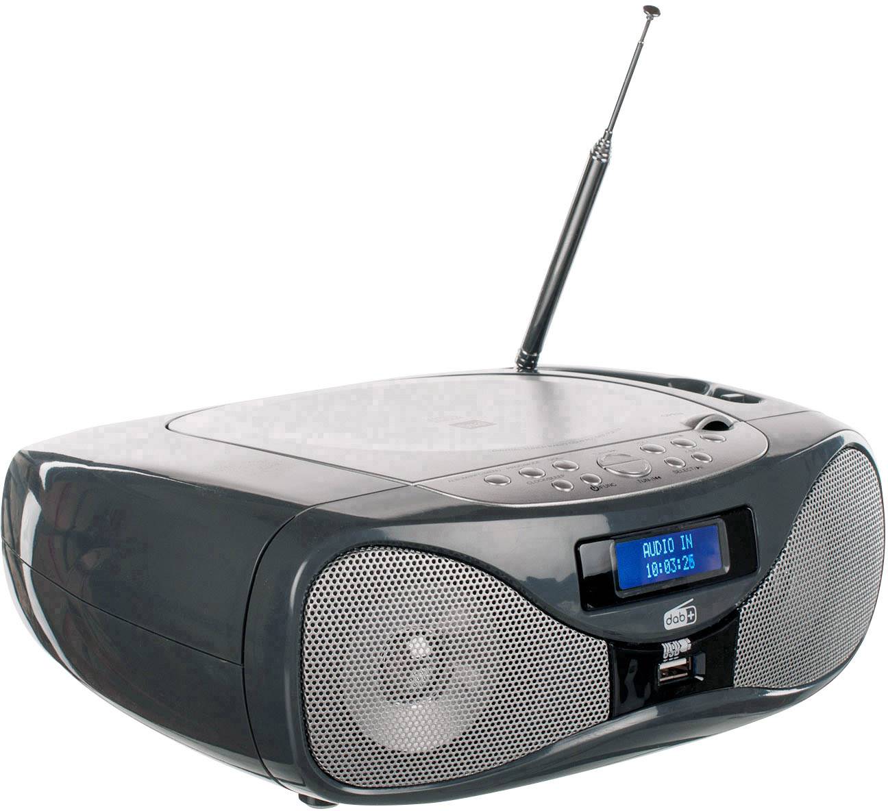 Dual DABP 160 Radio CD player FM AUX, CD, USB Grey