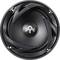Black Autotek speaker in close-up, centrally positioned, with a stylised 'A' logo in the centre of the cover.