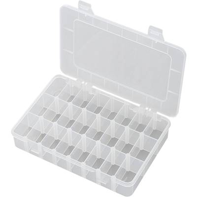  EKB-206  Assortment box (L x W x H) 200 x 130 x 35 mm No. of compartments: 24 variable compartments  Content 1 pc(s)