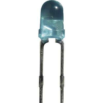 Red 5 mm LED with series resistor, 12 volt