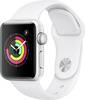 Apple Watch Series 3 GPS 38 mm Aluminium Silver Sports strap White