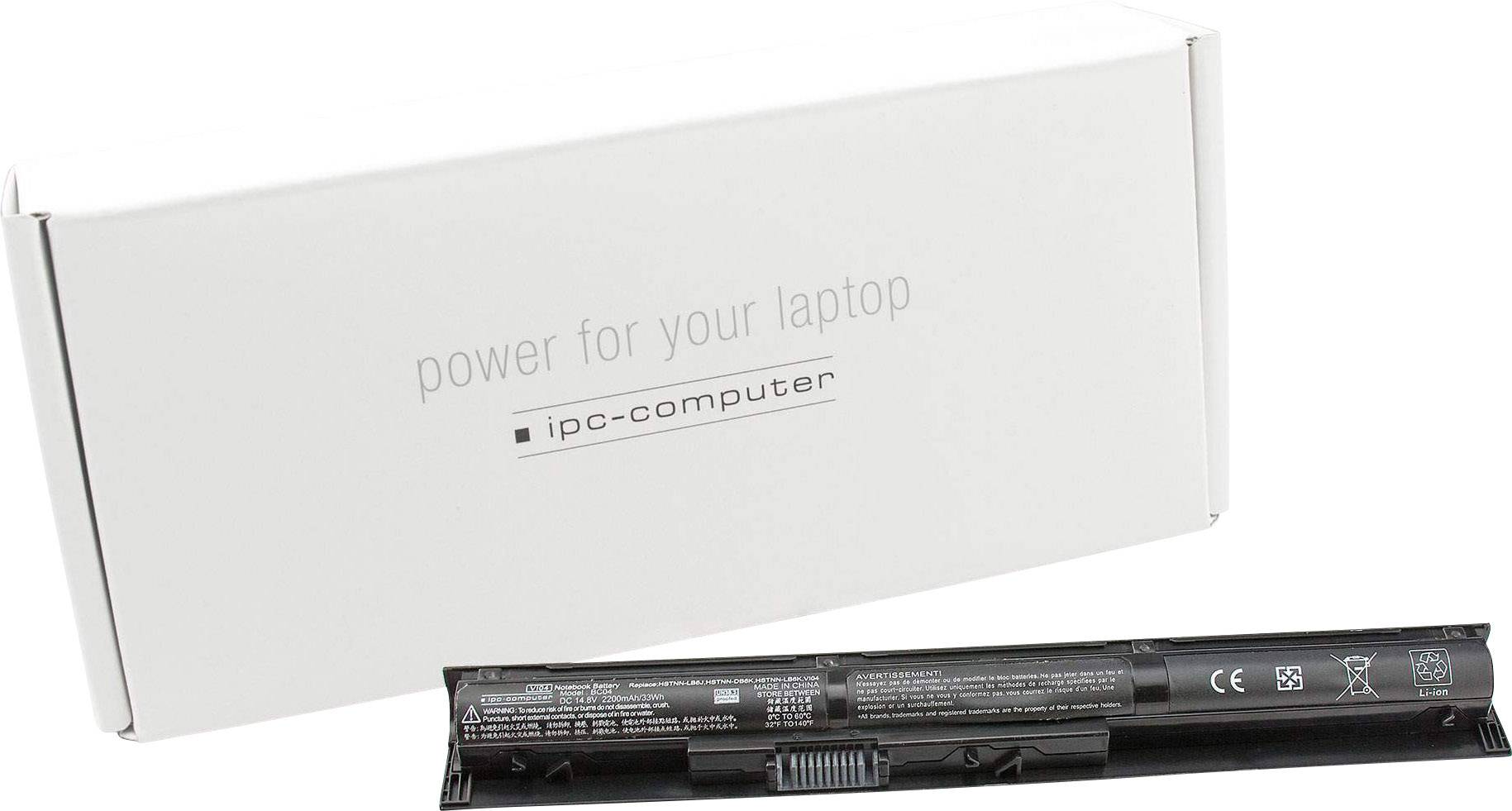 Laptop battery 756479421 14.8 V 2200 mAh HP