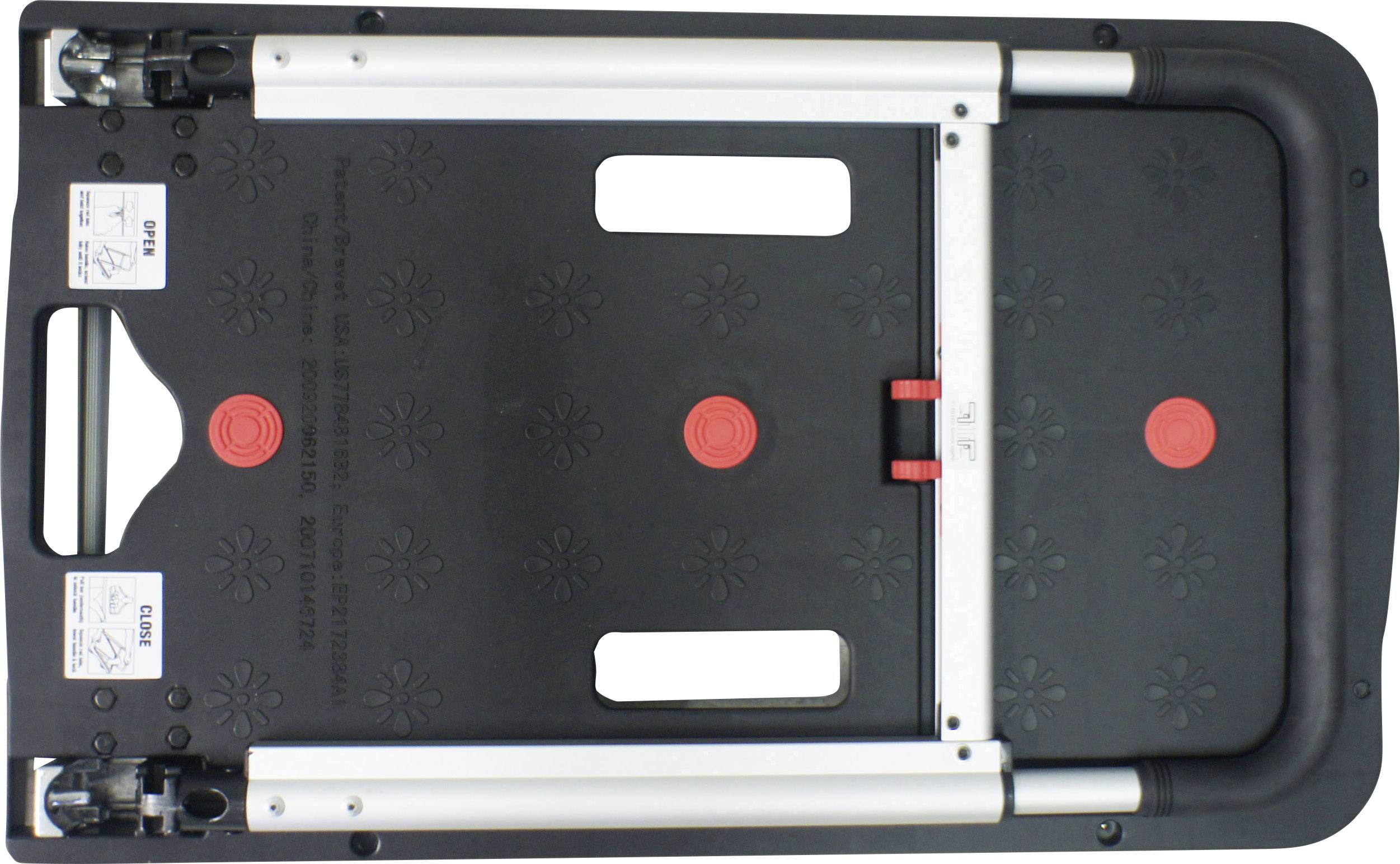 VISO RMP 600 Flatbed trolley folding Aluminium, Plastic Load capacity (max.): 130 kg-1