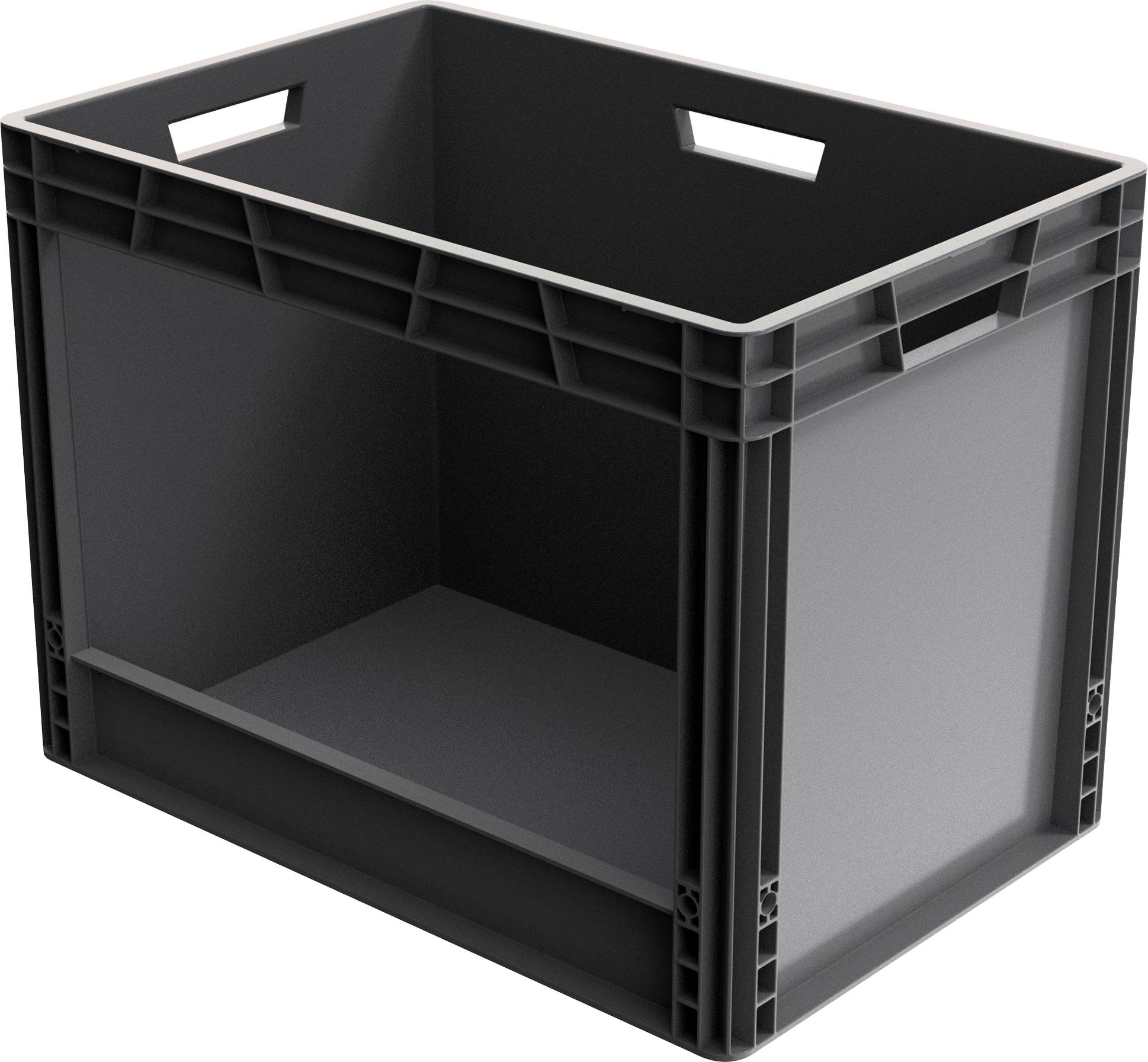 VISO SPK 4642 LO Storage bin (W x H x D) 400 x 420 x 600 mm Grey 1 pc(s)-0