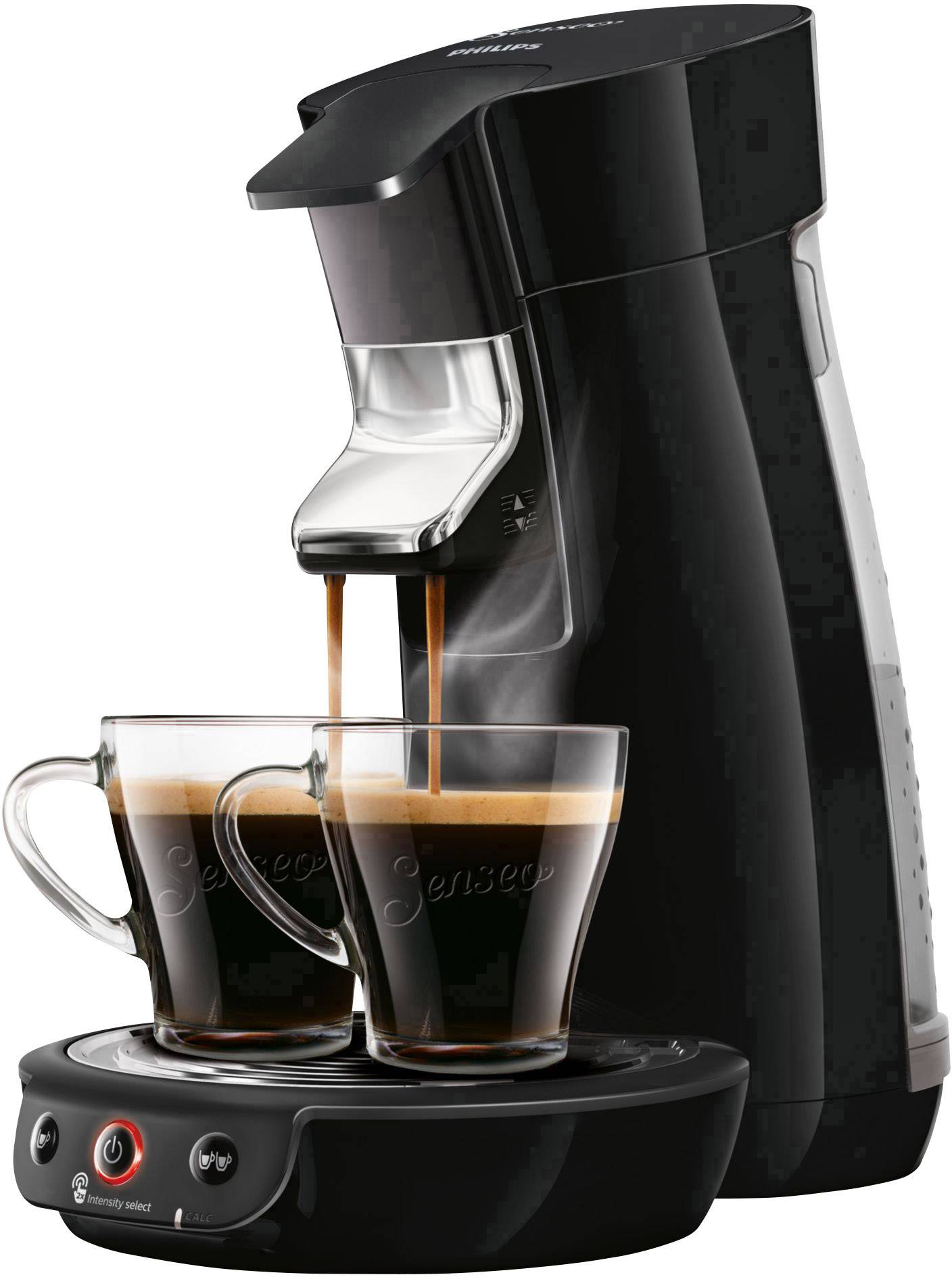 voetstappen verdamping gunstig SENSEO® Viva Café HD6563/60 Pod coffee machine Black Height adjustable  nozzle | Conrad.com