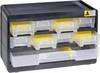 Allit 458080 Storage bin VarioPlus Basic 15 (W x H x D) 300 x 190 x 135 mm Black, Yellow 1 pc(s)