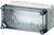 Transparent electrical junction box with multiple side openings and a screw-on lid.