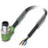 Phoenix Contact 1414449 Sensor/actuator cable Socket 5.00 m No. of pins (RJ): 3 1 pc(s)