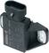 Black electric sensor by Elobau with product details, including type number '424 A1 A900', voltage 85V, 'Made in Germany'.