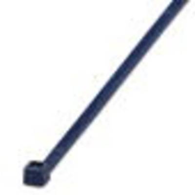 A black cable tie used for bundling cables.