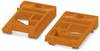 Phoenix Contact EH SNAPLOCK SET WALL MOUNT OG Foot Acrylonitrile butadiene styrene Orange 50 pc(s)