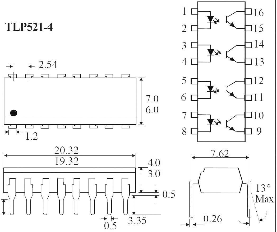 Tlp521 2 схема включения