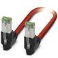 Phoenix Contact 1402515 RJ45 Patch cable 1.00 m Red Shielded 1 pc(s)