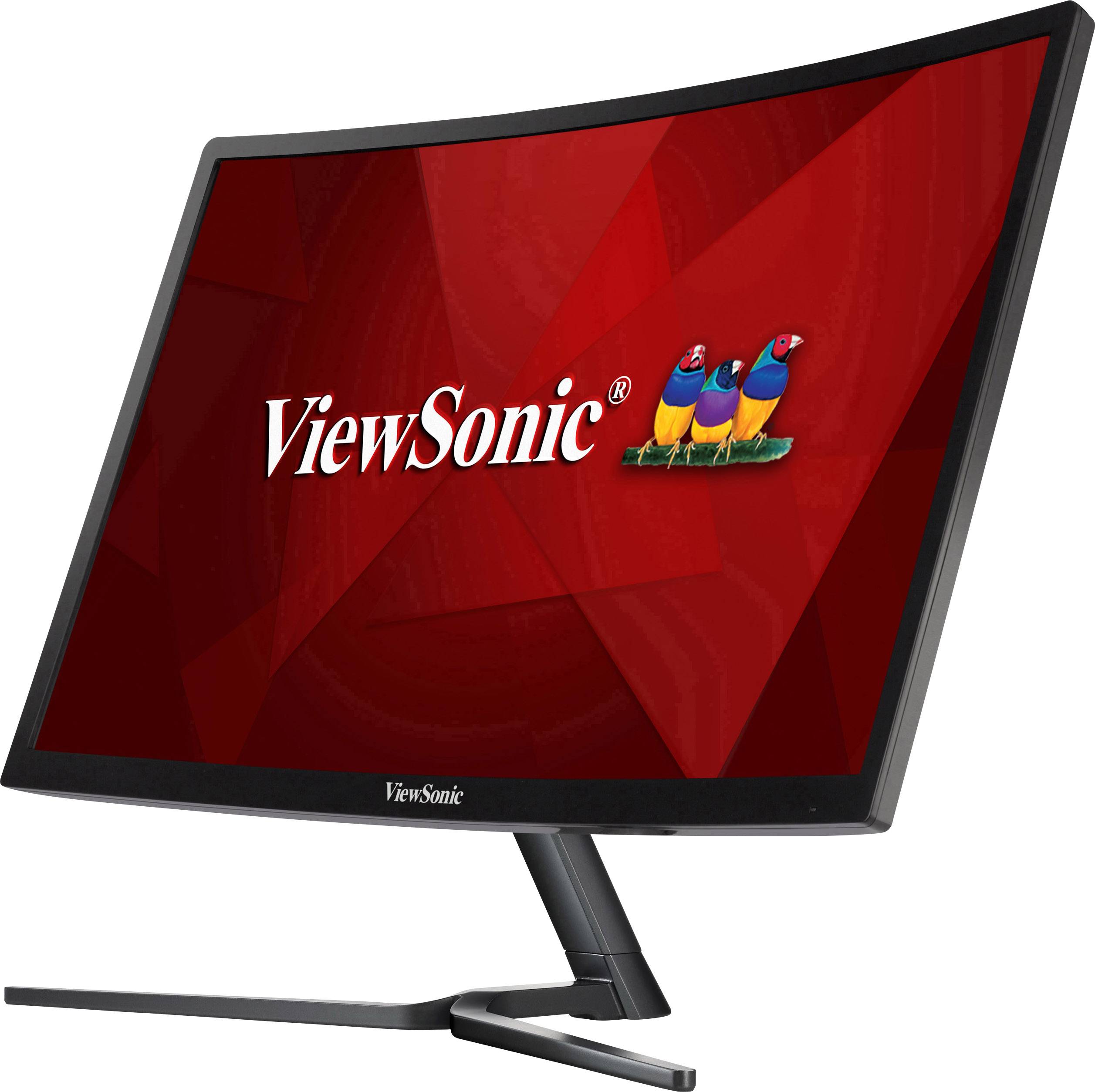 Viewsonic VX2458-C-MHD LCD EEC F (A - G) 61 cm (24 inch) 1920 x 1080 p 16:9 1 ms HDMI™, DisplayPort, DVI, Headphone jack-2