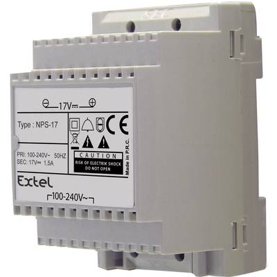 Image of Extel Door intercom DIN rail power supply unit Grey