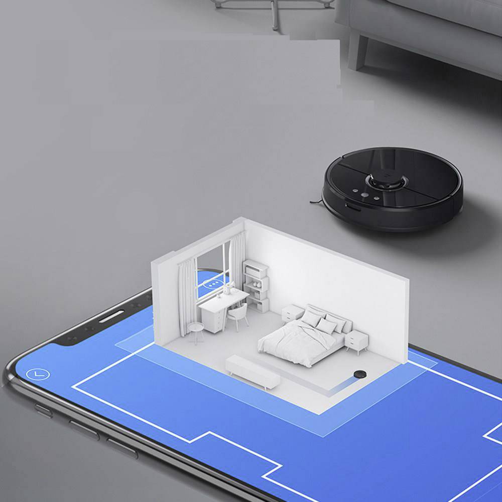 xiaomi mijia roborock robot vacuum cleaner 2 black