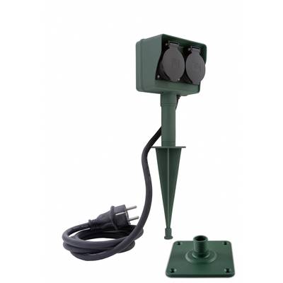 REV 0595004555 Weatherproof power strip Green PG connector 1 pc(s)-0