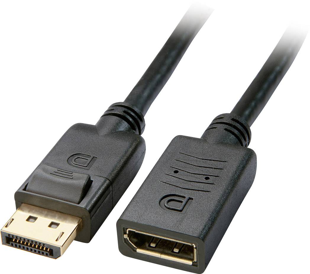 LINDY DisplayPort Cable 3.00 m Black [1x DisplayPort plug - 1x ...