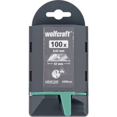 Wolfcraft 4309000 Professional trapezoidal blades. 0.65 x 61 mm 100 pc(s)