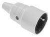 Bachmann 912.971 Safety mains socket Plastic 250 V Grey IP20