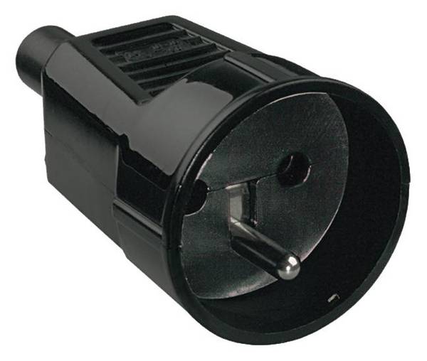 Bachmann 912.173 Safety mains socket Plastic Black IP20