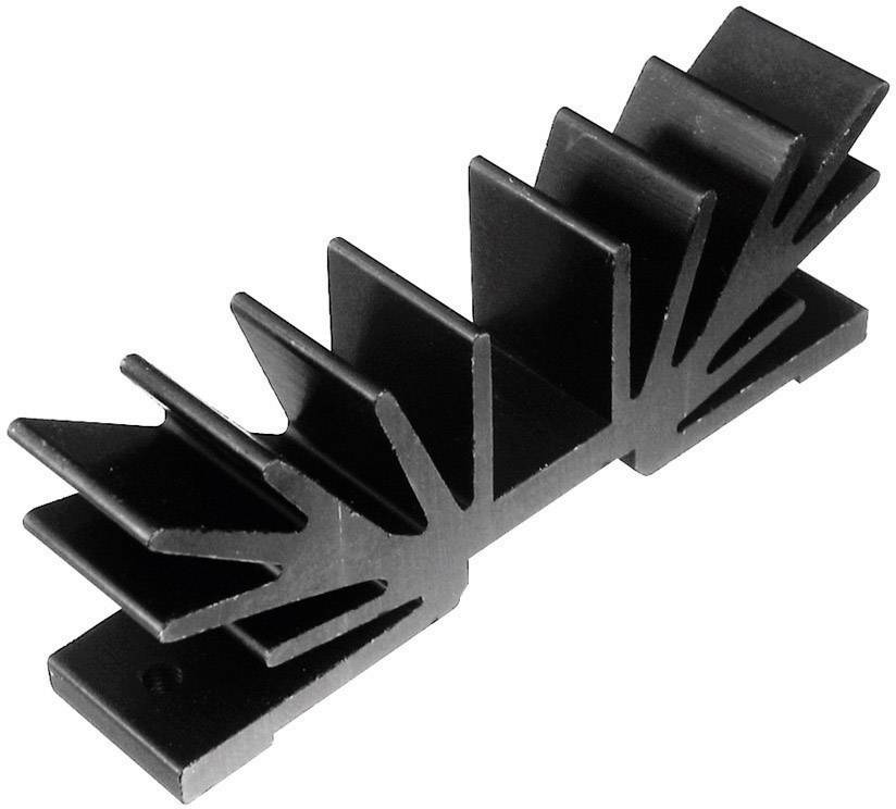 TRU COMPONENTS 1586587 TC-V5512W-203 Fin heat sink 5 K/W (L x W x H) 15 x 70 x 25 mm TOP 3, TO 220