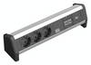 Bachmann 339.1006 Power strip (w/o switch) Aluminium , Black PG connector