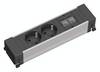 Bachmann 317.101 Power strip (w/o switch) Aluminium , Black PG connector