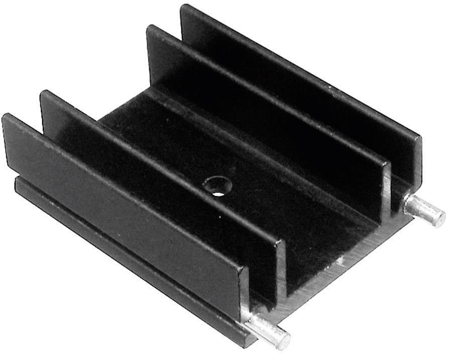 TRU COMPONENTS 1586602 TC-V6560W-203 Fin heat sink 9 K/W (L x W x H) 25 x 29 x 12 mm TO 220