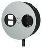 Bachmann 931.001 Surface-mount socket incl. USB, Child safety, incl. CAT6 socket IP20 Chrome