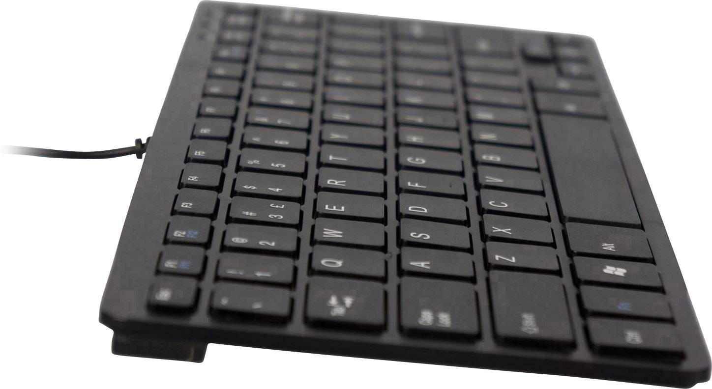 R-GO Tools Compact USB Keyboard English, QWERTY Black Ergonomic-2