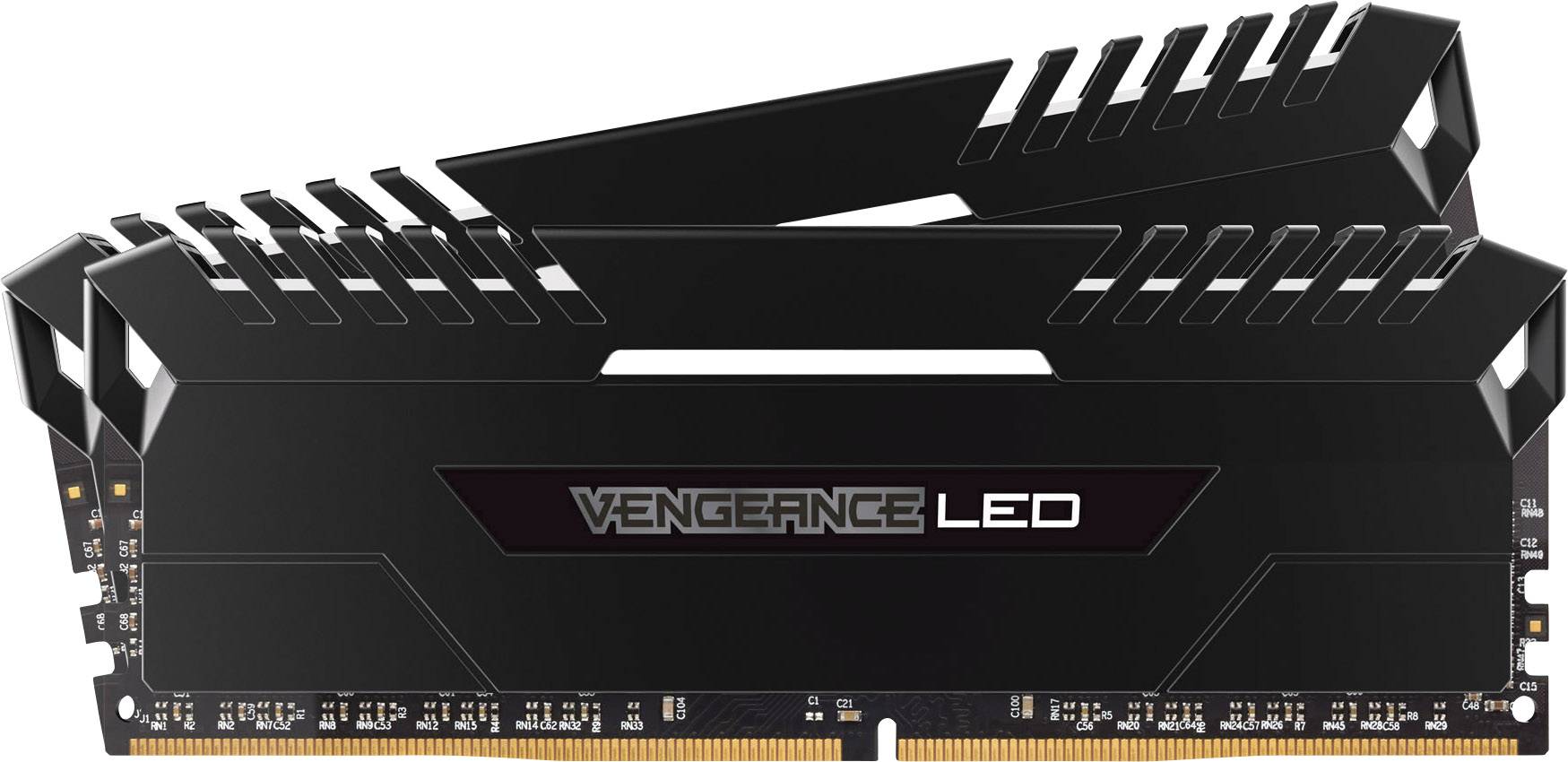 Corsair PC RAM kit Vengeance ® LED CMU16GX4M2C3000C15 16 GB 2 x 8 GB DDR4 RAM 3000 MHz CL15
