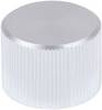 Mentor 507.61 Aluminium Turning Knob, Setscrew Fixing, Without Indicator, Anodised