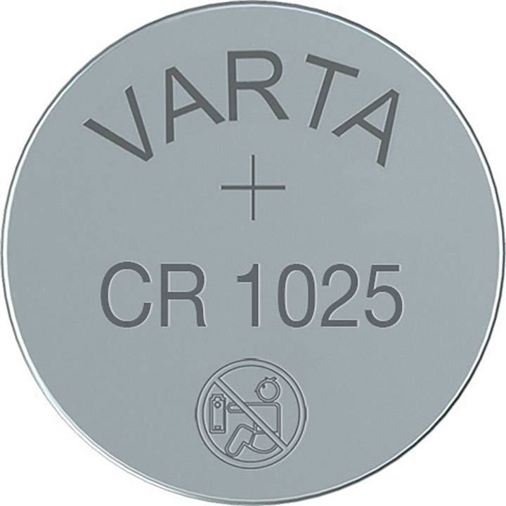 3 x Varta CR 1025 3V Lithium Batterie Knopfzelle 48mAh im Blister NEU 