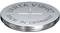 Round, silver button cell with the inscription 'VARTA V18HRT MADE IN GERMANY'.