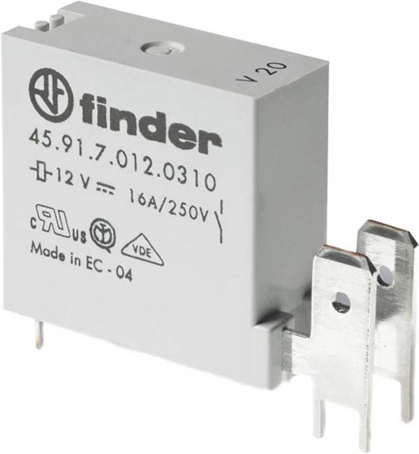 Finder 45.91.7.012.0311 PCB relay 12 V DC 16 A 1 maker 1 pc(s)