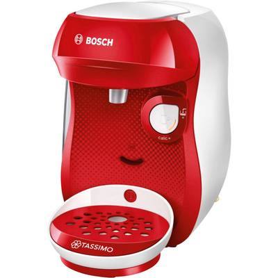 Bosch Haushalt Happy TAS1006 Capsule coffee machine Red, White 