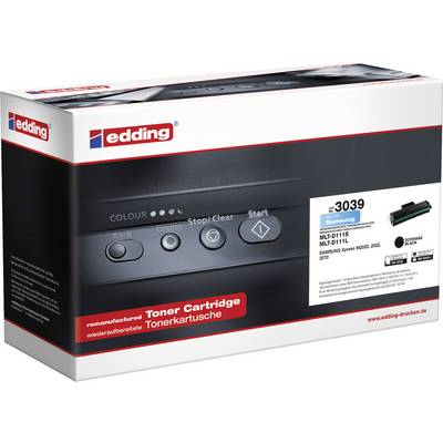 Box for a remanufactured edding toner cartridge, Model 3039. Compatible with Samsung printers in the ML-D111S, MLT-D111L series.