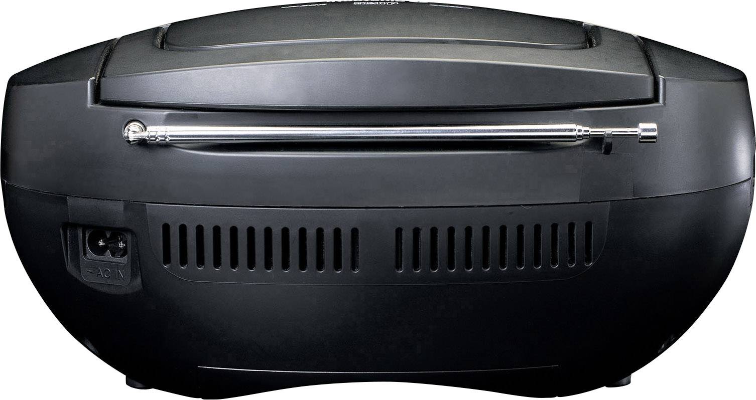 Lenco SCD-501 Radio CD player FM AUX, Bluetooth, CD, USB Blue, Black-3