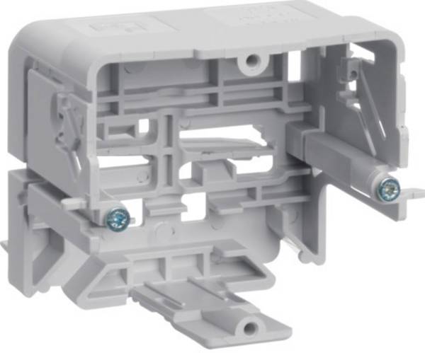 Hager GLT5010 Trunking Socket module (L x W) 71 mm x 64 mm 1 pc(s) Grey-white (RAL 7035)