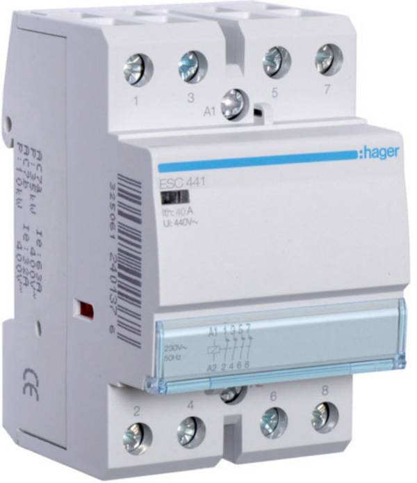 Hager ESC441 Remote switch 4 breakers 400 V Piece 1 pc(s)