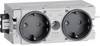 Hager GS20009011 Trunking Plug-in module (W x H x D) 120 x 50 x 61 mm 1 pc(s) Graphite grey (RAL 9011)