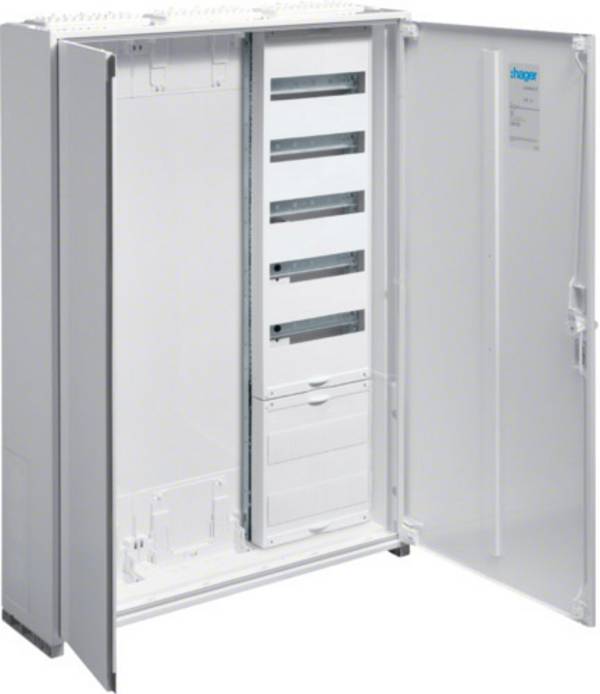 Hager ZB33APZ2 ZB33APZ2 Busbar distribution system Surface-mount, Flush mount, Semi-recessed No. of partitions = 3 No. of rows = 5 Content 1 pc(s)