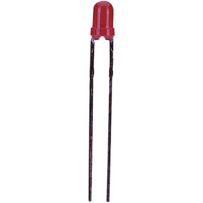 Vossloh Schwabe LD 30 3MM ROT LED wired  Red Circular 3 mm 3 mcd 45 ° 20 mA 2.25 V 