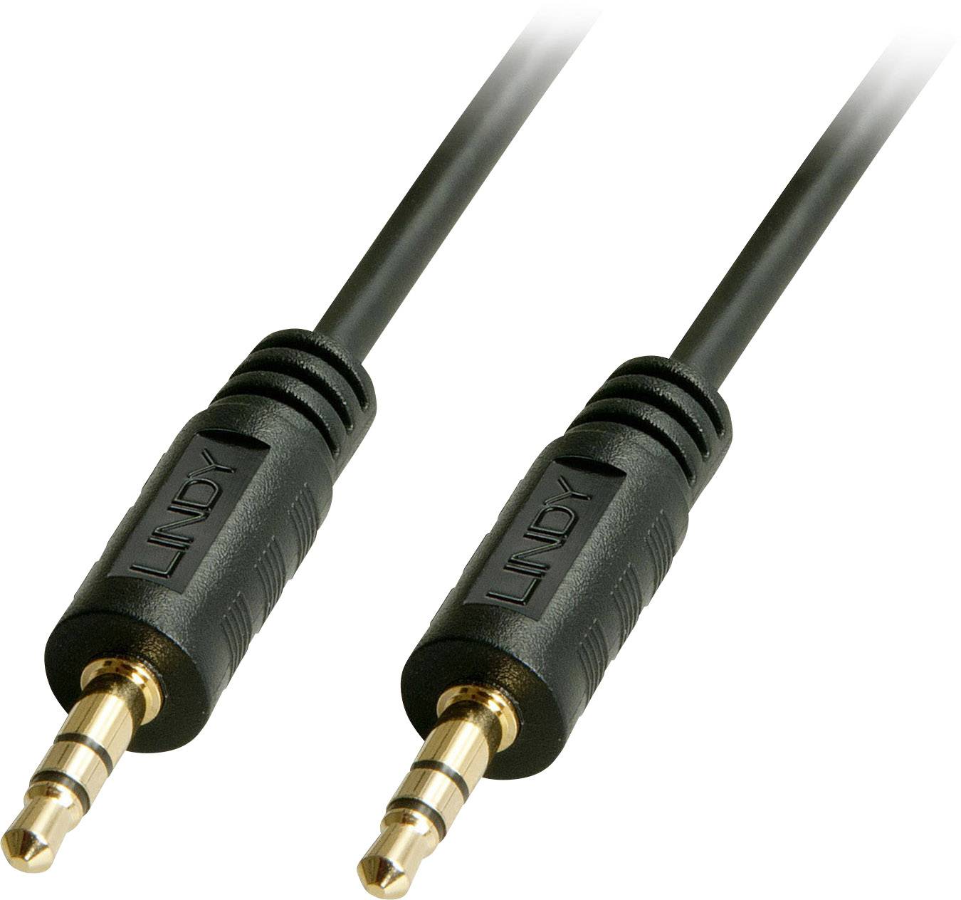 LINDY 35646 Jack Audio/phono Cable [1x Jack plug 3.5 mm - 1x Jack plug 3.5 mm] 10.00 m Black-1